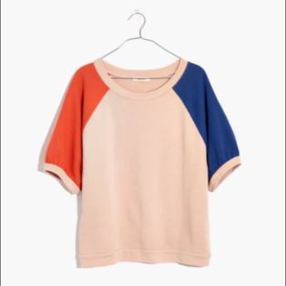 Madewell color block sweatshirt